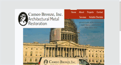 Desktop Screenshot of cameobronze.com