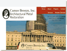 Tablet Screenshot of cameobronze.com